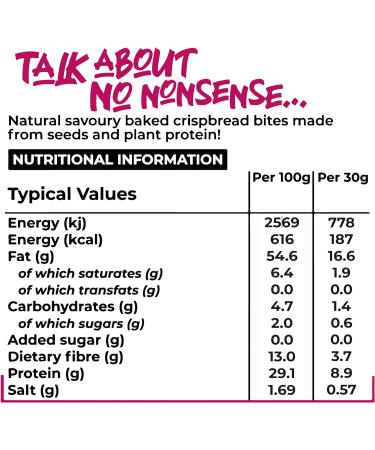 Eva Bold Za atar Keto Crackers 20x30g Bags | 1.4 Net Carbs | Gluten Free Vegan Keto Snacks & High Protein | Low Carb Seeded Crisp Breads | Plant Based Keto Food - Buy Online on GoSupps.com