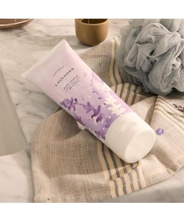 Thymes Lavender Body Scrub - Moisturizing Exfoliator for Skin Care | Versatile Face Foot and Hand Scrub (7 Fl Oz) - Shop Internationally - Buy Online on GoSupps.com
