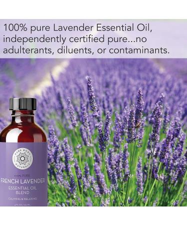 French Lavender Essential Oil Blend - 4 fl oz for Aromatherapy, Soap Making, DIY Skin & Hair - Pure Body Naturals - Buy Online on GoSupps.com