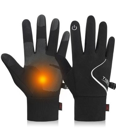 Puliou gloves children riding gloves winter warm bicycle gloves anti-slip windproof light touchscreen waterproof running gloves for young girls 4-12 years TM11 L - Buy Online on GoSupps.com