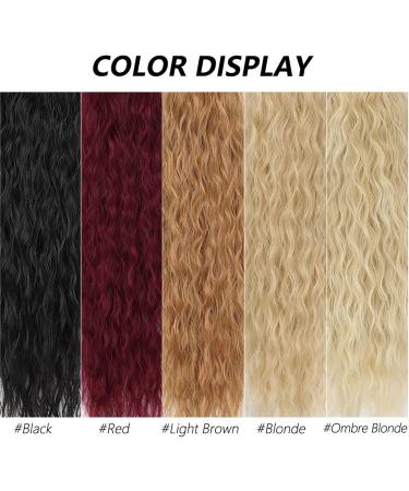 Hair Extensions 26" Synthetic Long Wavy Ponytail Extension Cord With Drawstring Hair Clip Layered Ponytail Bun for Women's Daily Use Hair Pieces For Women (Color : Red Size : 26inches) 26inches Red - Buy Online on GoSupps.com