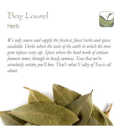 Bay Leaf Organic Herb Laurel - Whole Culinary Quality Leaf - 100g - Buy Online on GoSupps.com