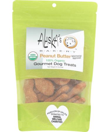 Alaska's, Biscuits Peanut Butter Organic, 6 Ounce