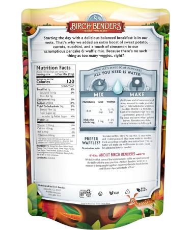 Birch Benders Sweet Potato Pancake & Waffle Mix 12 OZ - Buy Online on GoSupps.com
