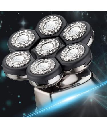 Eurobuy 5 in 1 Head Shaver Kit for Bald Men 7D Floating Electric Razor Cordless Hair Clippers Rechargeable Waterproof Bald Head Grooming Kit - Buy Online on GoSupps.com