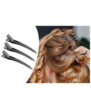 MBSomnus 36-Piece Black Hair Clips for Women - 9cm Alligator Clamps for Hairdressing & Styling - Buy Online on GoSupps.com