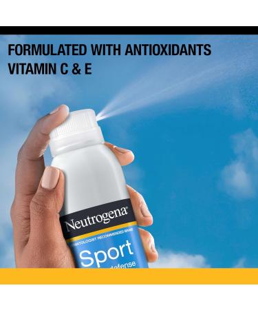 Neutrogena Sport Active Defense SPF 30 Sunscreen Spray - Sweat & Water Resistant Broad Spectrum UVA/UVB Protection Oxybenzone-Free 5 oz - Buy Internationally - Buy Online on GoSupps.com