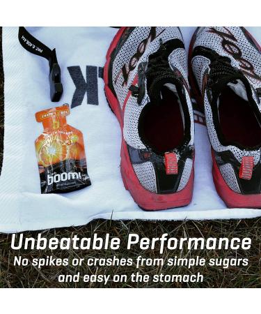 Boom Nutrition Carb Boom Energy Gel Variety Pack - Fruit-Flavored Workout Gel for Cycling and Running - Natural Energy Gels - 24 Pack 1.4 oz - Buy Online on GoSupps.com