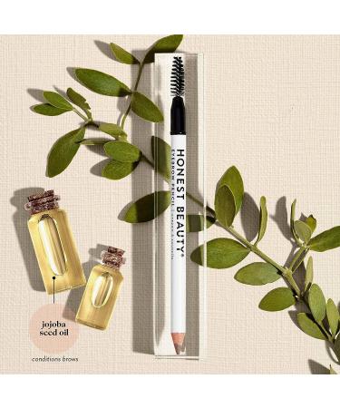 Honest Beauty Eyebrow Pencil in Warm Brunette with Jojoba Seed Oil | Buildable, Blendable Formula | EWG Certified, Dermatologist & Ophthalmologist Tested, Cruelty Free | 0.039 oz - Buy Online on GoSupps.com