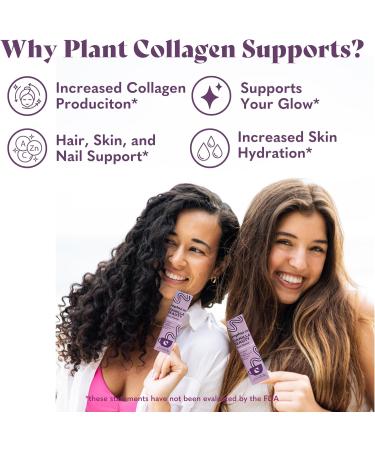 Copina Co. Vanilla Beauty Vegan Collagen Booster Creamer: Plant Based Collagen Support Smoothie Drink Vegan Blend Variety Pack | Vanilla Flavor | 10 Individual Stick Packs per Carton - Buy Online on GoSupps.com