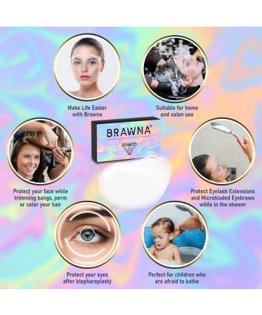 Disposable Protective Shower Visors for Eyelash Extensions, Microblading, Eye Surgery - 25 Count Pack - PMU Aftercare Supplies - Buy Online on GoSupps.com