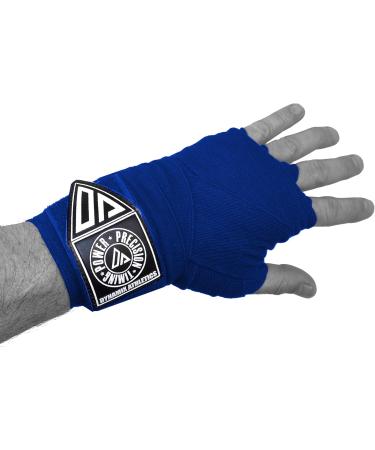 Dynamix Athletics Boxing Bands - 5.00m Elastic Bandages for MMA & Muay Thai - Extra Long with Thumb Loop & Velcro - Blue - Buy Online on GoSupps.com
