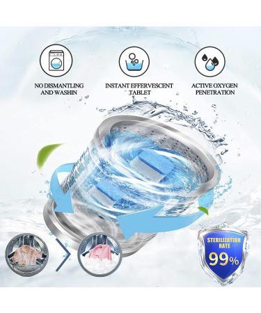 YOUGG Washing Machine Cleaner Tablets - 6 Pack Fresh Deep Cleaning Tablets for HE Front Loader & Top Load Washers - Buy Online on GoSupps.com
