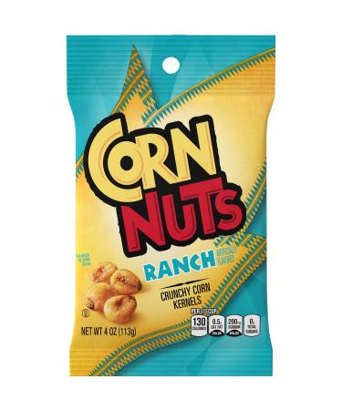 Corn Nuts Ranch Crunchy Corn Kernels (4 oz Bags, Pack of 12) Ranch 4 Ounce (Pack of 12)