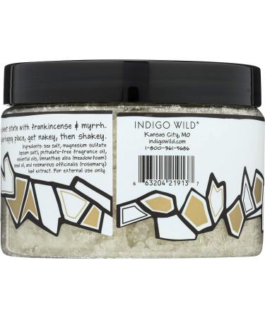 Buy Indigo Wild Zum Tub Epsom & Sea Salts - Frankincense & Myrrh 12 oz (340 g) for Relaxation - Buy Online on GoSupps.com