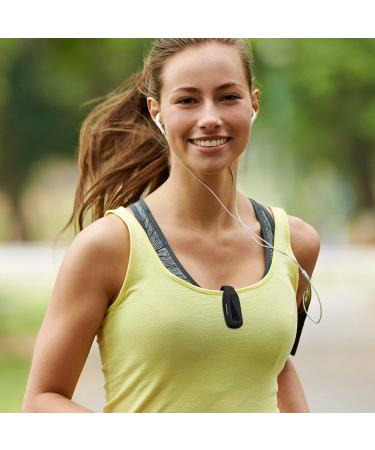 kwmobile 2X Clip Holders Compatible with Fitbit Inspire 3 / Inspire 2 / Ace 3 - Clip-On Holder Replacement Set - Black/Dark Blue black / dark blue - Buy Online on GoSupps.com
