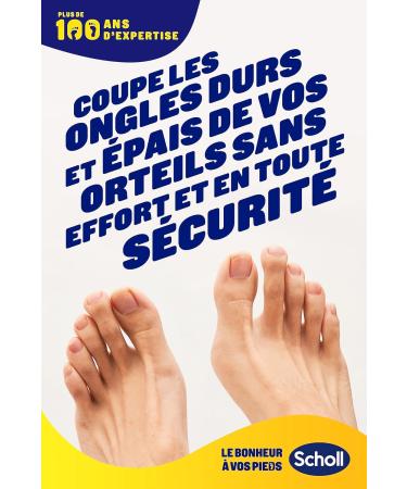 Scholl Nail Clipper for Hard and Thick Toenails - Buy Online on GoSupps.com