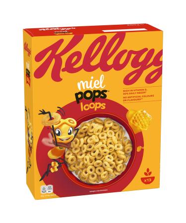 Kellogg's Honey Pops Loops Cereal - 400g