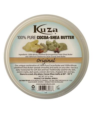 Kuza 100% Pure Cocoa-Shea Butter Original 8 oz