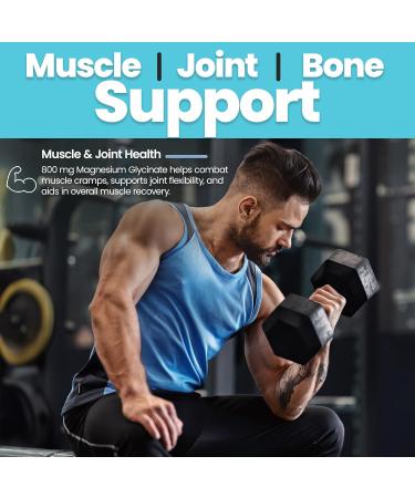  Izkan 800mg Magnesium Glycinate Gummies Sugar-Free Magnesium Supplement with Ashwagandha Lemon Balm Extract and CoQ10 for Sleep Stress Muscle Relief and Nerve Health - Buy Online on GoSupps.com