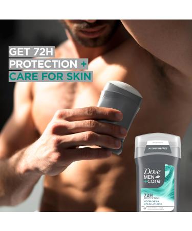 Dove Men+Care Aluminum-Free Deodorant Moon Oasis 4 Count for a Long-Lasting Scent with 72H Odor Protection 3.0 oz - Buy Online on GoSupps.com