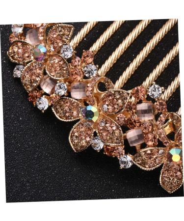 DOITOOL Rhinestone Elegant Teasing Combs for Women Hair Claw Clips for Women Crystal Bridal Hair Comb Barrettes for Women Hair Jewels for Women Dazzling Hair Comb Hair up Wedding Women's - Buy Online on GoSupps.com