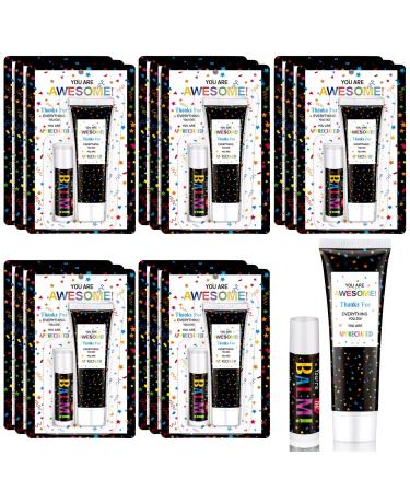 Dansib 30 Pack Employee Appreciation Lip Balm Hand Cream Gift Bulk Staff Employee Appreciation Team Thank You Gift You're Awesome New Year Thank You Party Supplies for Coworkers Women Men Volunteer