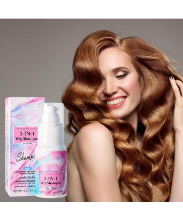 Shampoo for wigs nourishing shampoo from human hair 80 ml antistatic deep cleansing 2in1 shampoo for synthetic and natural hair improves dullness and dryness Tsuchiya - Buy Online on GoSupps.com
