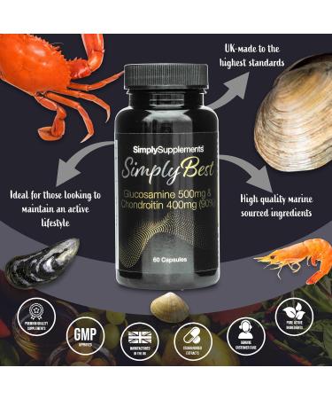 Glucosamine 500mg & Chondroitin 400mg | 60 Capsules | SimplySupplements - Buy Online on GoSupps.com