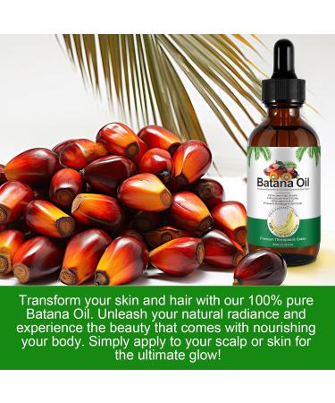 AIQIUSHA Batana Oil for Hair Growth - 100% Organic Cold Pressed 120ML | Pure Essential Massage Oil for Hair Skin & Eyelashes - Anti-Aging Benefits - Buy Online on GoSupps.com