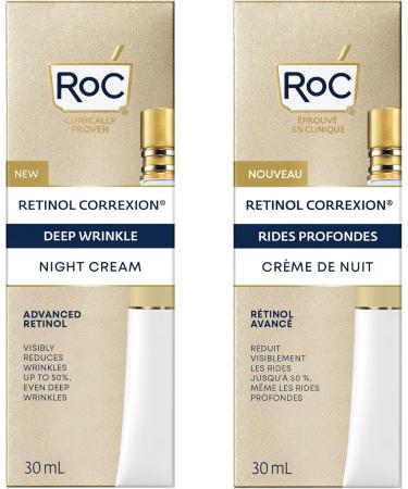 RoC Retinol Correxion Deep Wrinkle Night Cream White 30 ml. - Buy Online on GoSupps.com