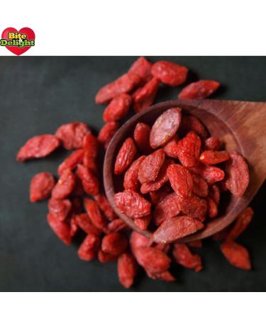  Bite & Delight Bite & Delight 2kg Dried Goji Berries Lycium Barbarum Natural Superfood Rich in Vitamins & Minerals Healthy Snack Ideal for Muesli Yogurt & Desserts - Buy Online on GoSupps.com