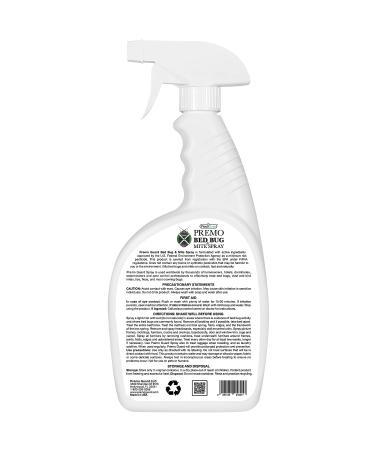 Premo Guard Bed Bug & Mite Killer Spray 24 oz - Fast Acting Treatment | Stain & Scent Free | Child & Pet Safe | Extended Protection | Natural & Non-Toxic Formula - Pack of 1 - Buy Online on GoSupps.com