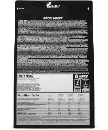 Olimp Sport Nutrition Profi Mass (1000 g) - Strawberry | Premium Protein for Muscle Gain | International Shipping Available - Buy Online on GoSupps.com