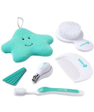 Safety 1st Complete Grooming Kit - Pyramids Aqua | Essential Baby Care Set - Buy Online on GoSupps.com