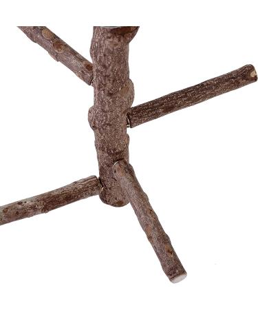 Mogoko Natural Wood Bird Perch Stand - Hanging Multi Branch Perch for Parrots, Parakeets, Cockatiels, Conures, Macaws, Love Birds, Finches - Style 1 - Buy Online on GoSupps.com