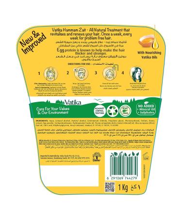Dabur Vatika Naturals Hair Mask with Egg Protein - Hair Care Treatment - Buy Online on GoSupps.com