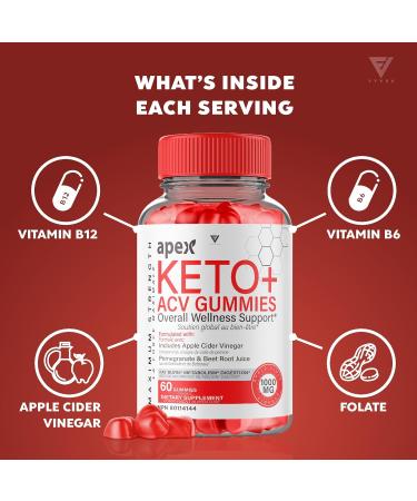 (2 Pack) Apex Keto ACV Gummies Apex Apple Cider Vinegar Canada Keto Health Lifestyle Supplement Gummy Suppl ment de Style de Vie Sain C tog ne au Vinaigre de Cidre de Pomme Apex (120 Gummies) - Buy Online on GoSupps.com