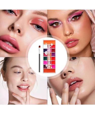  G n rique Lip Gloss Palette - 20 Eyeshadow Makeup Palette Velvety Texture Water Resistant Lightweight Matte Finish for Eyeshadow and Blush - Buy Online on GoSupps.com