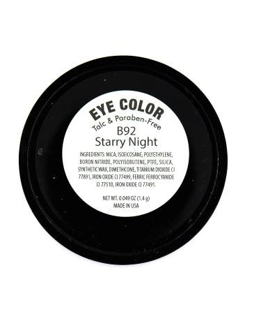 Pure Ziva Dark Starry Night Metallic Navy Blue Grey Silver Vegan Eyeshadow - Talc & Paraben Free - Buy Online on GoSupps.com