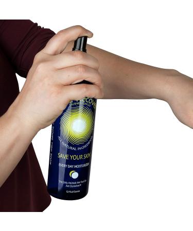 Sunburn Relief Combo: Solar Recover After Sun Moisturizing Spray + Hair Detangler - 12oz Hydrating Mist + 8oz Natural Leave-In Conditioner - Buy Online on GoSupps.com