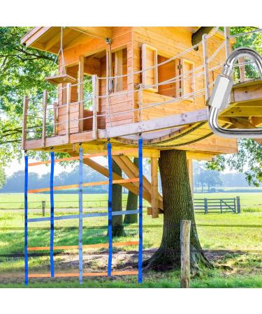 Galagee Climbing Cargo Net for Kids - Indoor/Outdoor Ninja Net Swingset Rope Ladder (96x48) with Carabiners and Bag - Buy Online on GoSupps.com