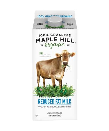 Maple Hill Creamery 100% Grass Fed Organic 2% Milk, oz 64 Fl Oz