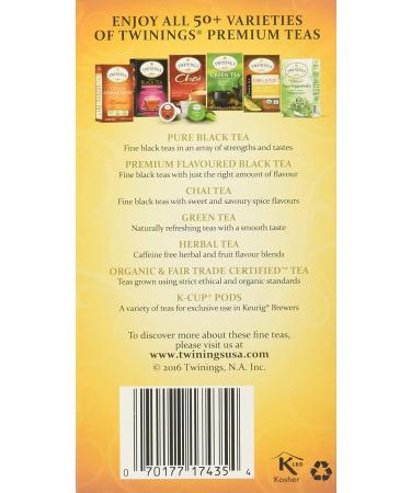 Twinings Earl Grey Jasmine Tea - 20 Count | Premium Flavored Tea Bags - Buy Online on GoSupps.com