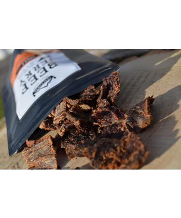 Craftsman Beef Jerky - 100% Natural Sugar-Free Protein 68% | 4x50g Pack | Bavarian D rrfleisch Mix | Smoky Chili & Hemp Pepper Biltong - Buy Online on GoSupps.com