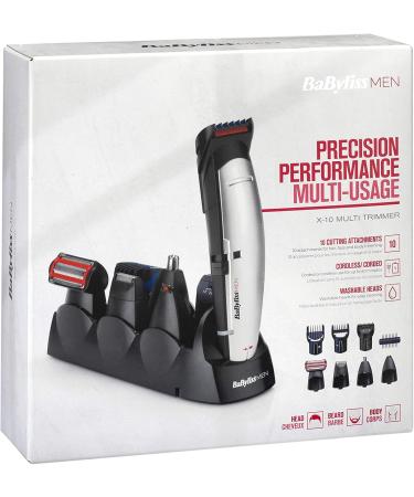 BaByliss MEN E837E Multigroom Trimmer Set - Premium Grooming Kit for Precision Clipping & Styling | International Shipping Available - Buy Online on GoSupps.com