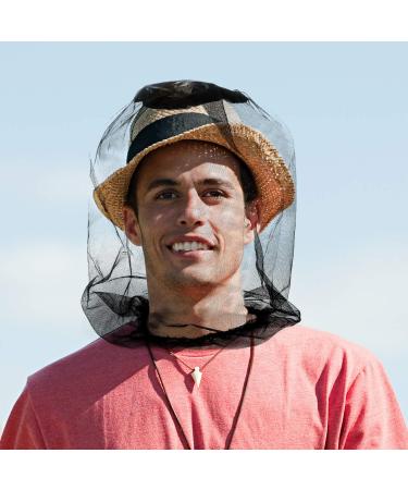 4PCS Midge Head Net - Nylon Mosquito Head Protecting Net for Outdoor Activities (Black) - Buy Online on GoSupps.com