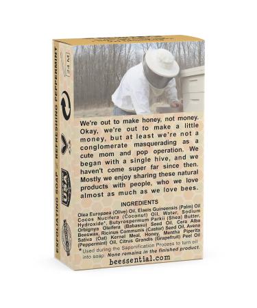 Beessential All Natural Honey & Oat Bar Soap Paraben Free Made in the USA Suitable for All Ages 5 Oz Shop Internationally - Buy Online on GoSupps.com