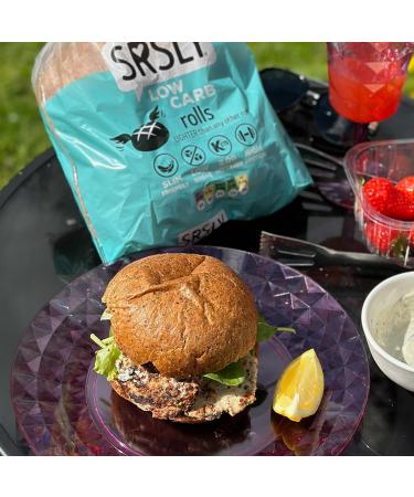 SRSLY Low Carb Bread Freshly Baked Multi Buy Pack | 2 Low Carb Keto Loafs | 8 Low Carb Keto Rolls | Seriously Low Carb | 0.7G Carbs Per Slice | 2G Carbs Per Roll | High Protein & Fibre - Buy Online on GoSupps.com