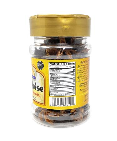 Rani Star Anise Seeds Whole Pods 1.25oz | All Natural | Gluten Friendly | NON-GMO | Vegan | Indian Origin - Buy Online on GoSupps.com